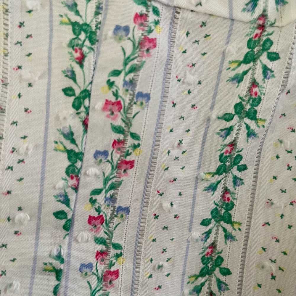 NWT Janie and Jack Coquette Tween Floral Striped Cotton Dress Size 18 Bridgerton - Picture 7 of 10